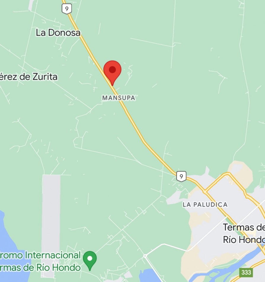 A 5 min. de Termas de Rio Hondo s/ Ruta 9 - Finca de 30 Ha.